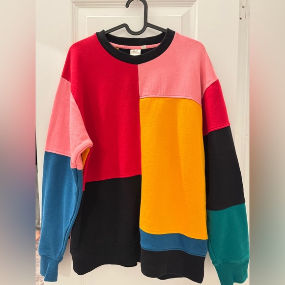 Vans - Patchwork Colorblock Crew Sweatshirt - Size L - Picture 5 of 8
